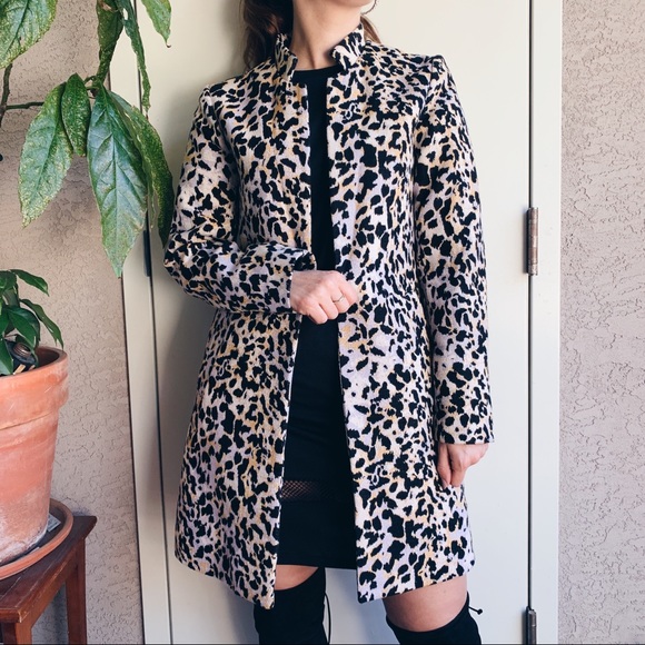 H&M Jackets & Blazers - H&M Leopard Short Coat